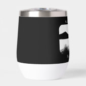 Gepersonaliseerde moderne bootdecoratie zwart wit  (Voorkant)