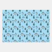 Gepersonaliseerde moderne dansers cadeau wrap set inpakpapier vel (Voorkant 2)