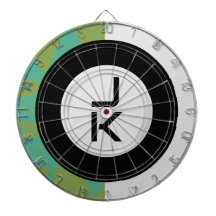 Gepersonaliseerde moderne dartbord