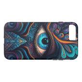 Gepersonaliseerde moderne derde oog Case-Mate iPhone case (Achterkant (Horizontaal))