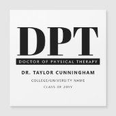 Gepersonaliseerde Moderne DPT Doctor van Fysiother (Voorkant)