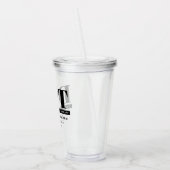Gepersonaliseerde Moderne DPT Doctor van Fysiother Acryl Drinkbeker (Links)