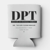 Gepersonaliseerde Moderne DPT Doctor van Fysiother Blikjeskoeler (Achterkant)