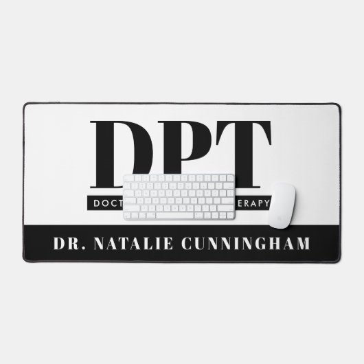 Gepersonaliseerde Moderne DPT Doctor van Fysiother Bureaumat (Keyboard & Muis)