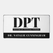 Gepersonaliseerde Moderne DPT Doctor van Fysiother Bureaumat (Voorkant)