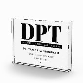 Gepersonaliseerde Moderne DPT Doctor van Fysiother Fotoblokken (Rechts)