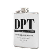 Gepersonaliseerde Moderne DPT Doctor van Fysiother Heupfles (Links)