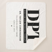 Gepersonaliseerde Moderne DPT Doctor van Fysiother Sherpa Deken (Voorkant)