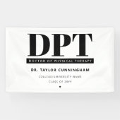 Gepersonaliseerde Moderne DPT Doctor van Fysiother Spandoek (Horizontaal)