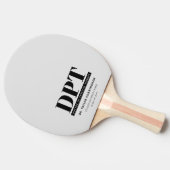 Gepersonaliseerde Moderne DPT Doctor van Fysiother Tafeltennisbatje (Zijkant)