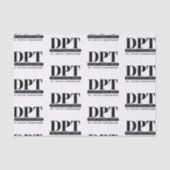 Gepersonaliseerde Moderne DPT Doctor van Fysiother Tissuepapier (Voorkant)