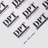 Gepersonaliseerde Moderne DPT Doctor van Fysiother Tissuepapier (Detail)