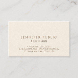 Gepersonaliseerde moderne elegante Luxe Signature  Visitekaartje
