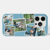 Gepersonaliseerde Moderne elke kleur 6 Fotocollage Case-Mate iPhone Case (Achterkant (horizontaal))