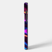 Gepersonaliseerde moderne faux iriscent w / naam Case-Mate iPhone case (Achterkant / Links)