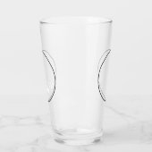 Gepersonaliseerde moderne foto Beste vader Glas (Links)