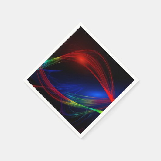 Gepersonaliseerde moderne foto standaard cocktail  servet (Hoek)