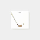 Gepersonaliseerde moderne  golfbaan post-it® notes (Voorkant)