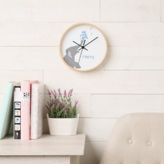 Gepersonaliseerde moderne grijze olifant, 10"