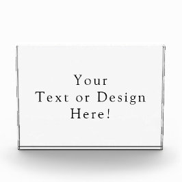 Gepersonaliseerde moderne horizontale blok foto di