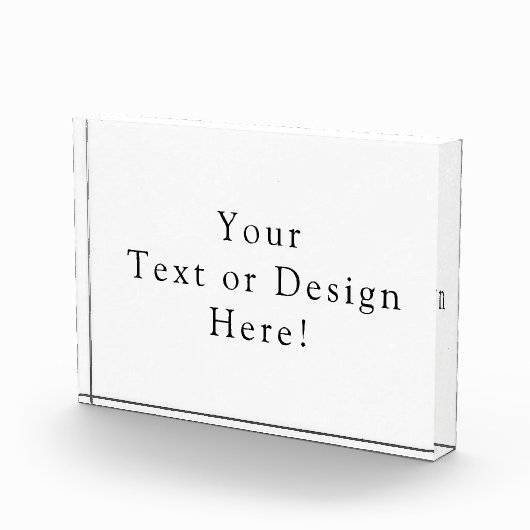 Gepersonaliseerde moderne horizontale blok foto di (Rechts)