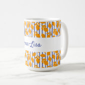 Gepersonaliseerde Moderne Italiaanse keuken Citroe Koffiemok (Voorkant rechts)