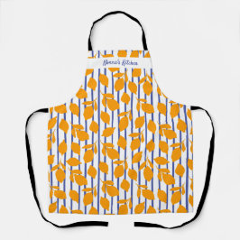 Gepersonaliseerde Moderne Italiaanse keuken Citroe Schort