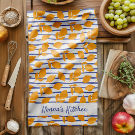 Gepersonaliseerde Moderne Italiaanse keuken Citroe Theedoek