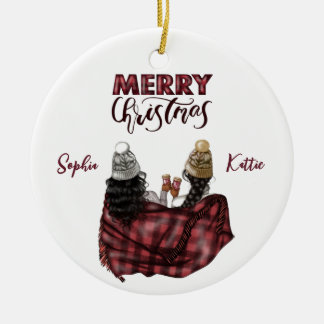 Gepersonaliseerde moderne Kerstmis Ornament Soul z
