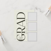 Gepersonaliseerde moderne klasse van 2025 Afstuder Kaart (Voorkant / Achterkant in situ)