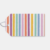 Gepersonaliseerde moderne kleurrijke Paaseieren Hu Cadeaulabel (Achterkant Horizontaal)