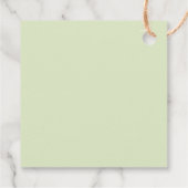 Gepersonaliseerde moderne kleurrijke tulp bedankjes labels (Achterkant)