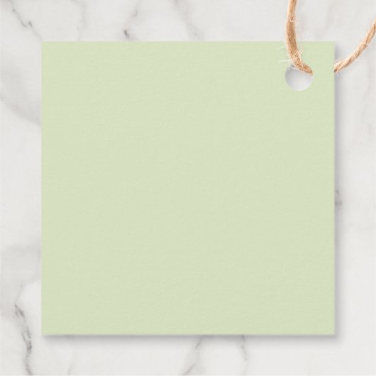 Gepersonaliseerde moderne kleurrijke tulp bedankjes labels (Achterkant)