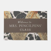 Gepersonaliseerde moderne leraar deurmat (Voorkant)