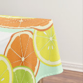 Gepersonaliseerde moderne mint-groene citrusvrucht tafelkleed (Voorbeeld)
