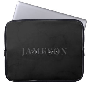 Gepersonaliseerde moderne naam Afstudeercadeau Laptop Sleeve
