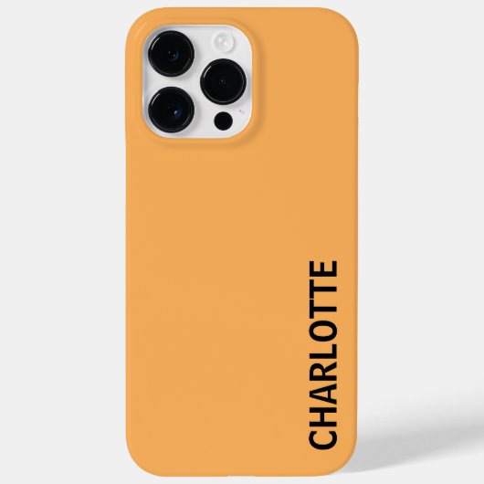 Gepersonaliseerde moderne naam Case-Mate iPhone case (Achterkant)