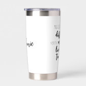 Gepersonaliseerde moderne nooit vergeten pensioen geïsoleerde drinkbeker (Rechts)