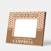 Gepersonaliseerde moderne paar bruiloft en Jubileu Gegraveerde Lijstjes (Links)