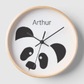 Gepersonaliseerde moderne panda kinderkamer (Voorkant)