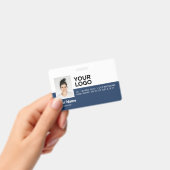 Gepersonaliseerde moderne pasfoto identificatiebev badge (Handheld)