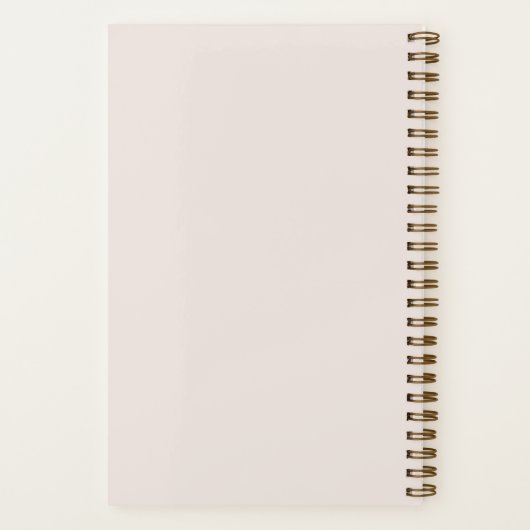 Gepersonaliseerde moderne preek kerk notitieboek (Achterkant)