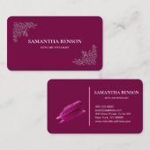 Gepersonaliseerde moderne professionele huidverzor visitekaartje (Voorkant / Achterkant)