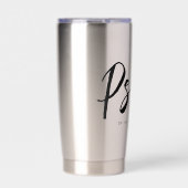 Gepersonaliseerde moderne PsyD Doctor in de psycho Geïsoleerde Drinkbeker (Voorkant)