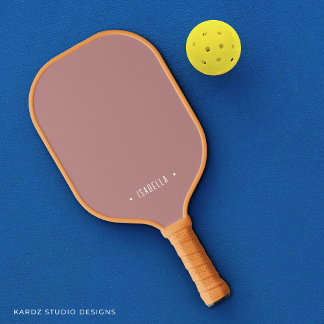 Gepersonaliseerde moderne Rosy Brown Pickleball Pa Paddle