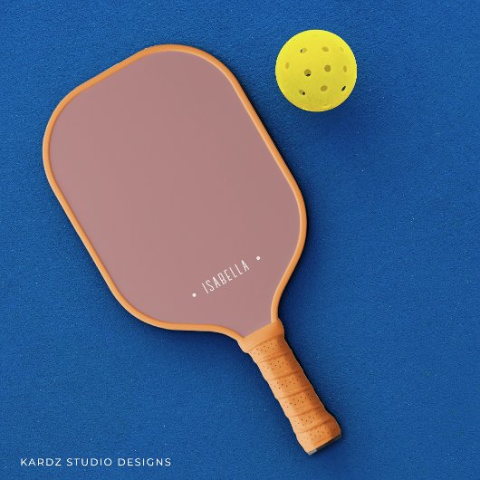 Gepersonaliseerde moderne Rosy Brown Pickleball Pa Pickleball Paddle