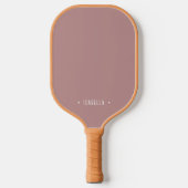 Gepersonaliseerde moderne Rosy Brown Pickleball Pa Pickleball Paddle (Voorkant)