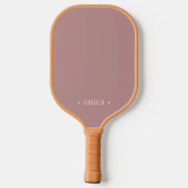 Gepersonaliseerde moderne Rosy Brown Pickleball Pa Pickleball Paddle (Achterkant)