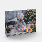 Gepersonaliseerde moderne speelse vakantie-herinne fotoblokken (Links)