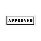 Gepersonaliseerde Moderne Stijlvolle Rood GOEDGEKE Rubberstempel (Afrduk)